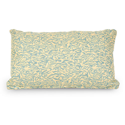 Coral Wave Indoor / Outdoor Lumbar Pillow